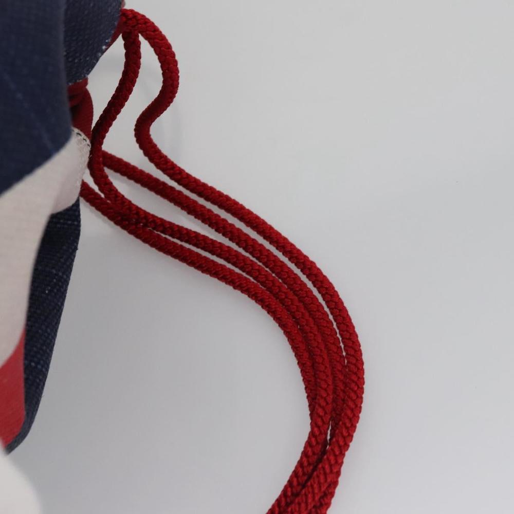 GUCCI Backpack Canvas Red Navy 473872 Auth BA150 - Picture 8 of 16